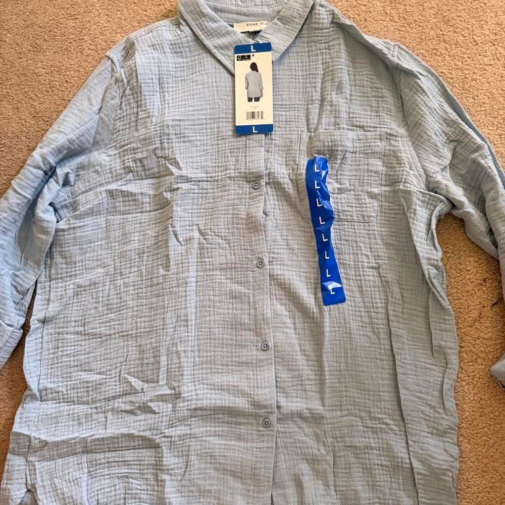 Anne-klein Women's Blue Shirt